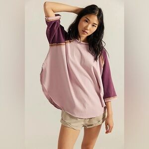 NWOT Free People We The Free Around The World Tee